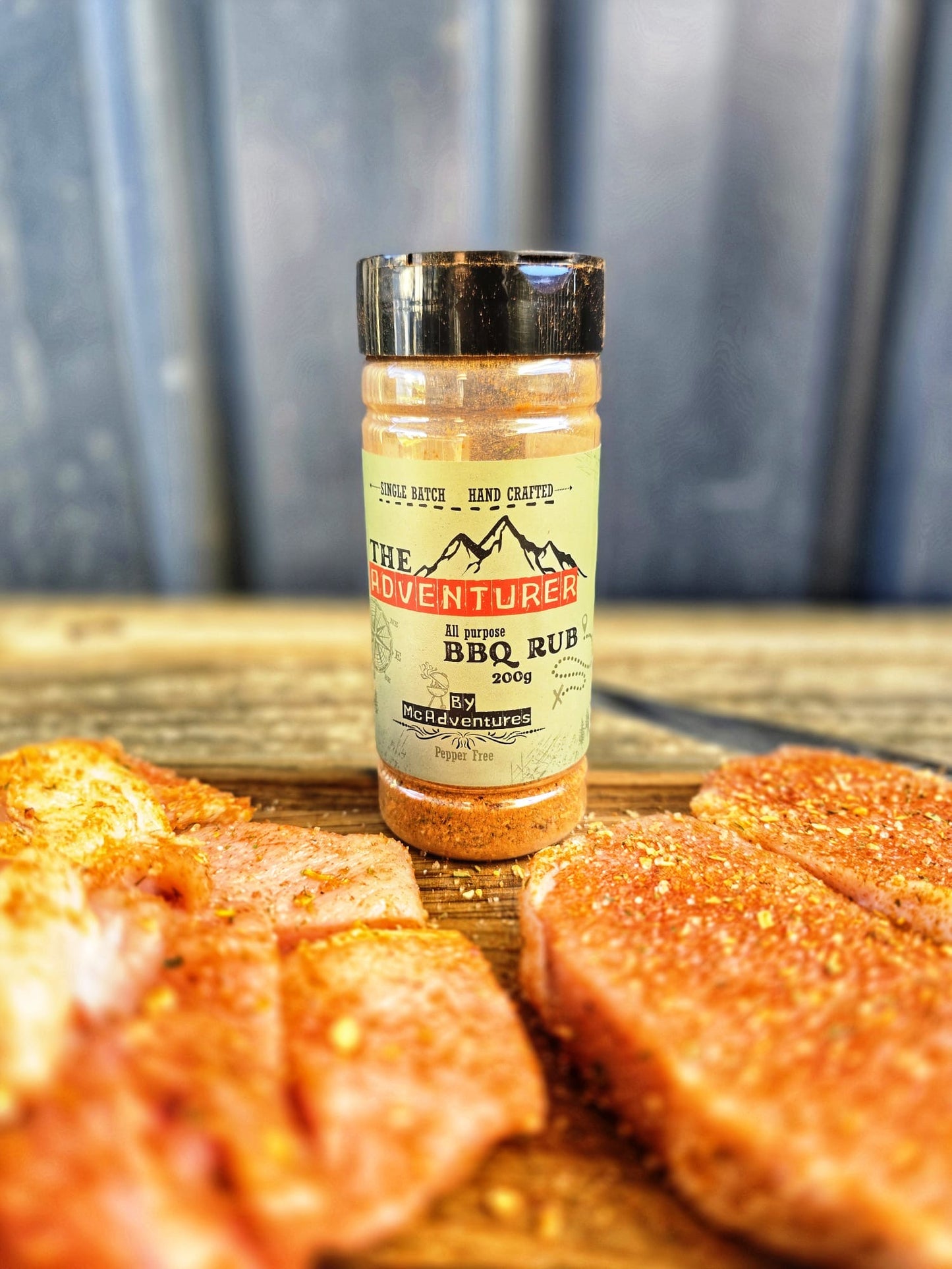 The Adventurer BBQ Rub by McAdventures – 200g Shaker