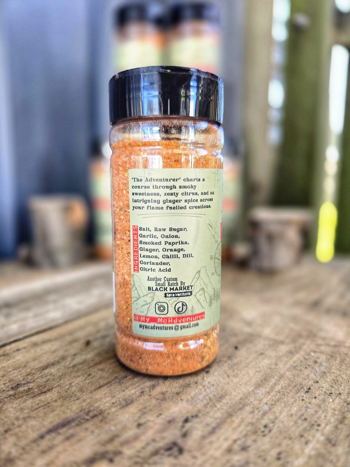 The Adventurer BBQ Rub by McAdventures – 200g Shaker